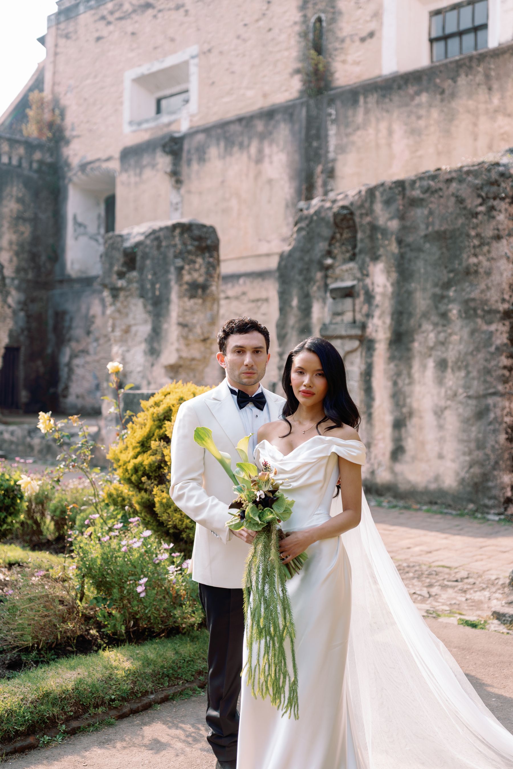 From Bali to a Decaying Mexican Convent: Farihin &amp; Ryder's Wedding at Ex Convento Desierto de los Leones photo