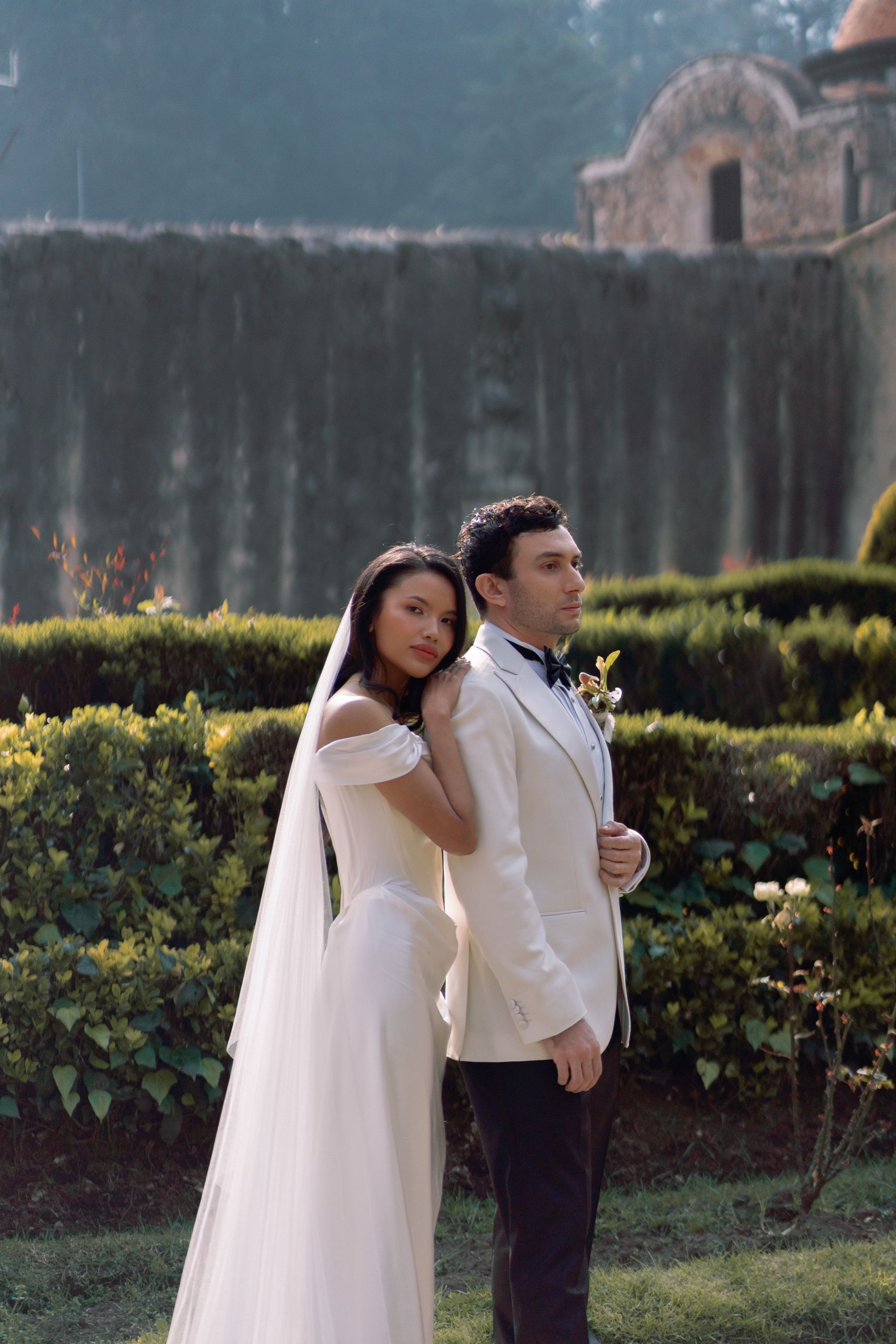 From Bali to a Decaying Mexican Convent: Farihin &amp; Ryder's Wedding at Ex Convento Desierto de los Leones photo