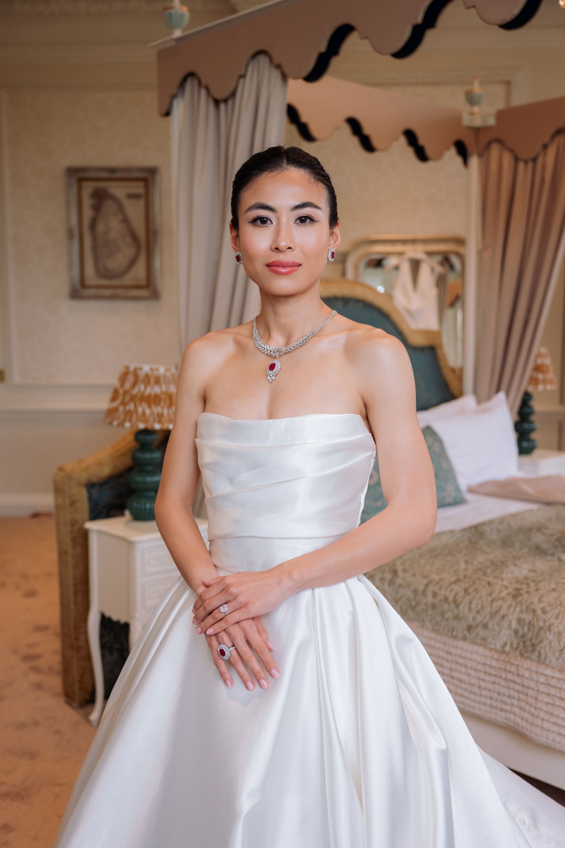 From Burma to the UK With Love: May &amp; Eddy's Rare Mogok Ruby Wedding at Hedsor House photo
