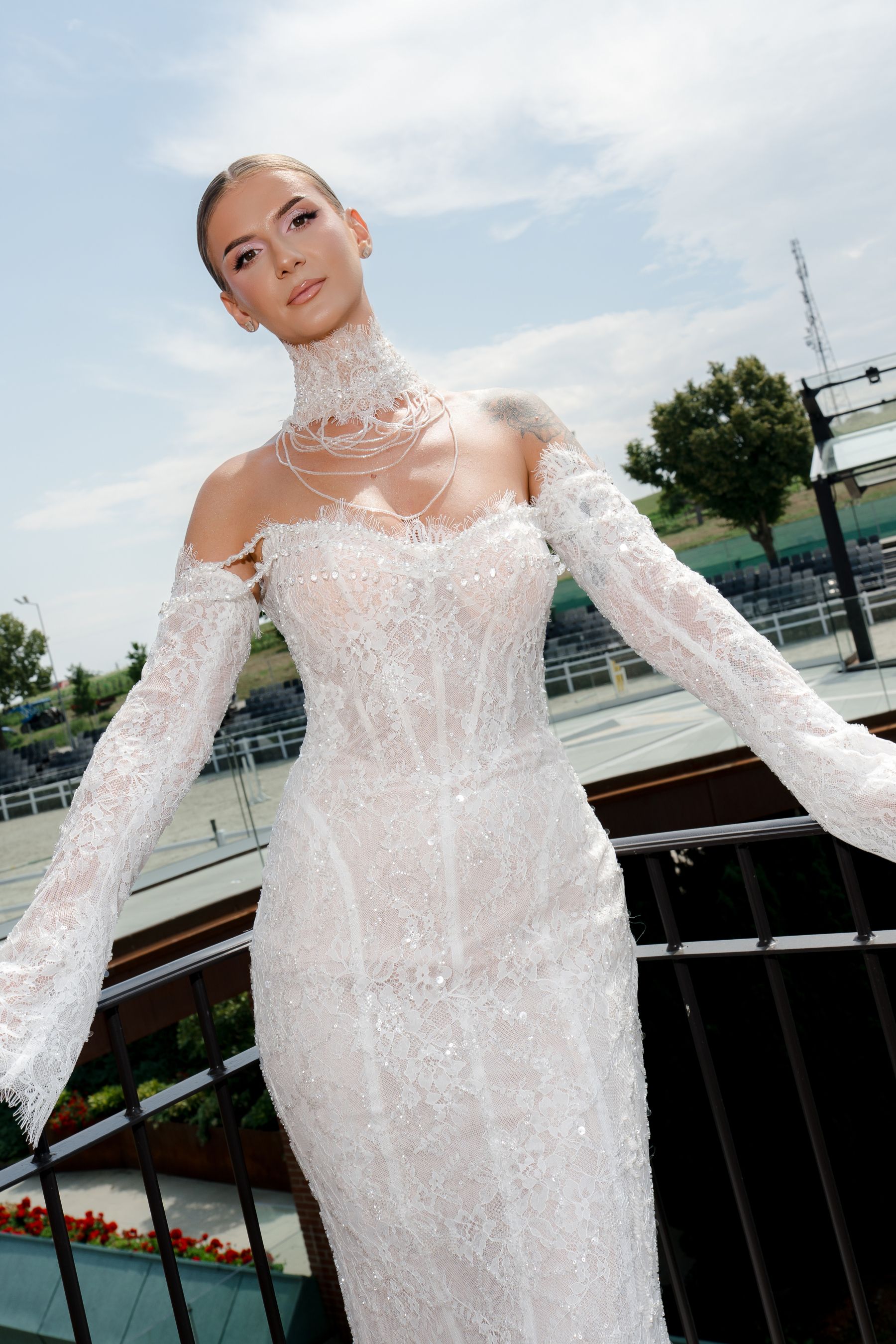 Black Details, Two Horses, and a Bride Who Planned It All Herself: Andreea &amp; Bela's Wedding at Issa Resort photo
