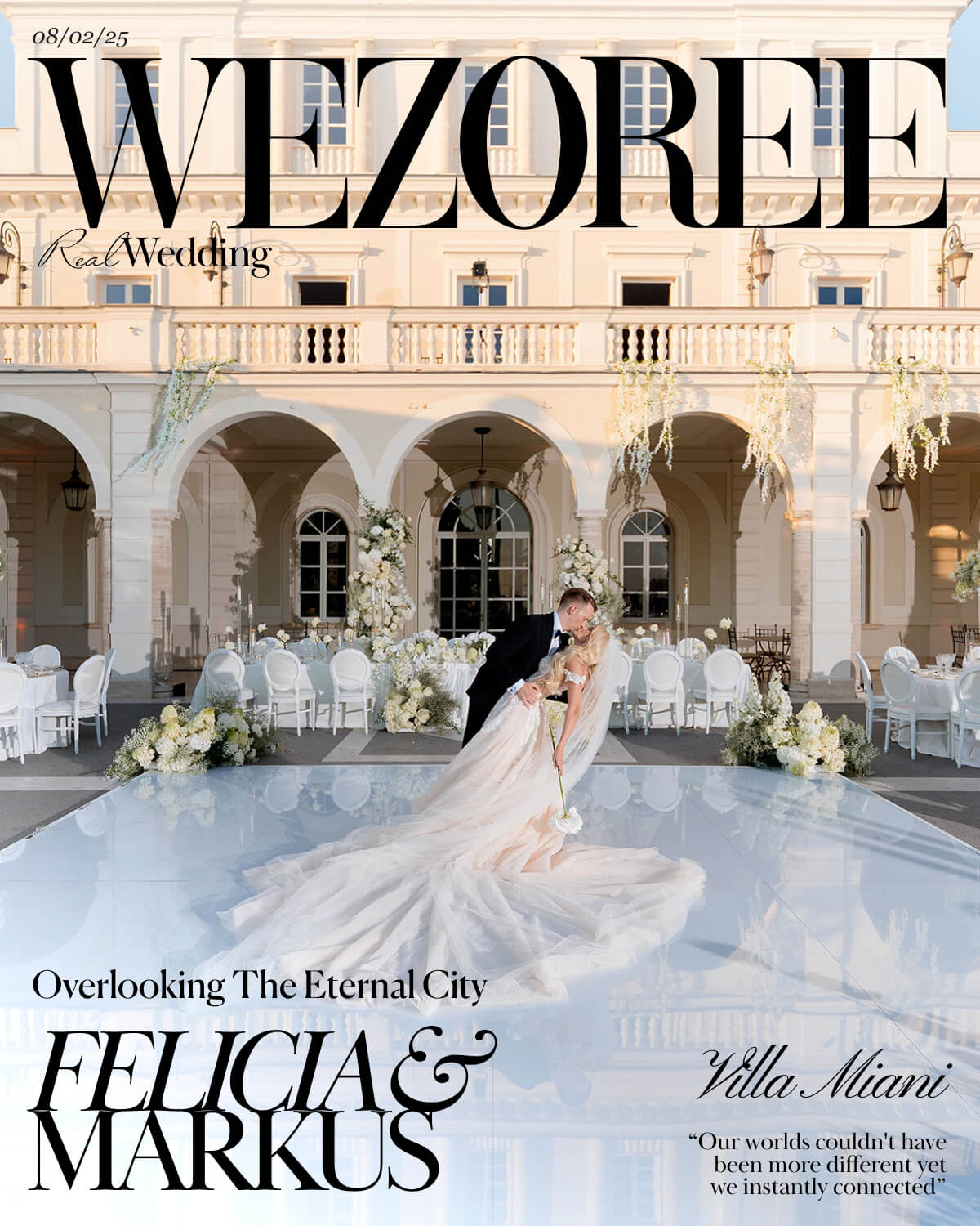 Felicia & Markus’s Elegant Wedding at Villa Miani Overlooking the Eternal City Felicia & Markus’s Elegant Wedding at Villa Miani Overlooking the Eternal City photo