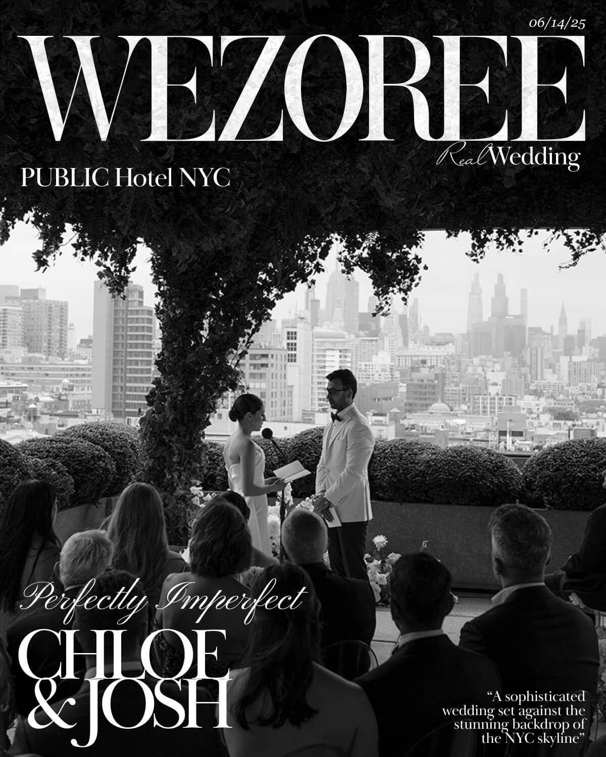 Chloe and Josh's Perfectly Imperfect Wedding at PUBLIC Hotel NYC photo