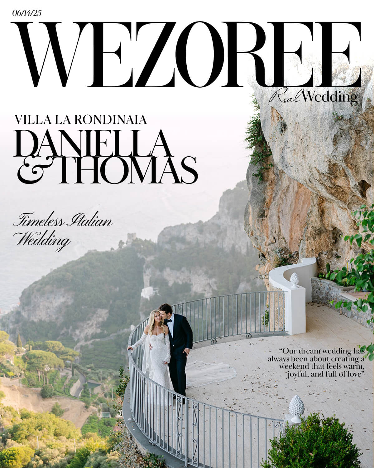 Daniella and Thomas's Timeless Italian Wedding at Villa La Rondinaia photo