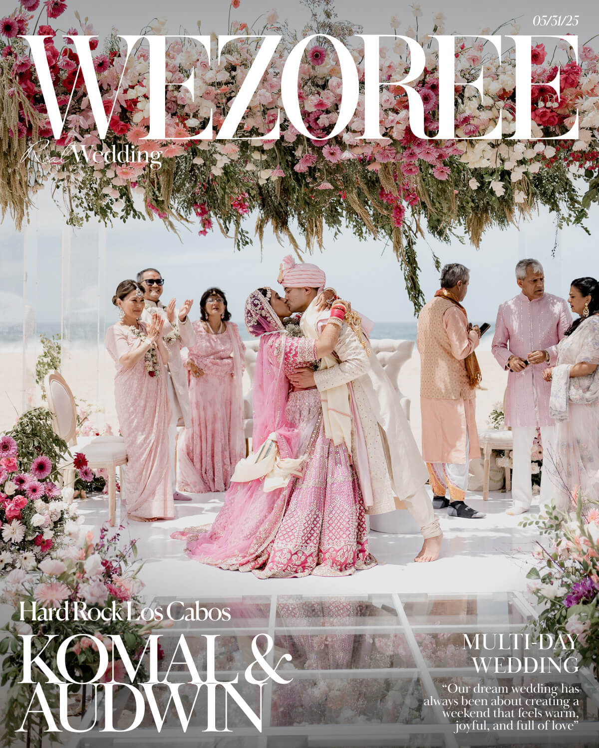 A Vibrant Fusion Celebration: Komal & Audwin's Multi-Day Wedding at Hard Rock Los Cabos photo