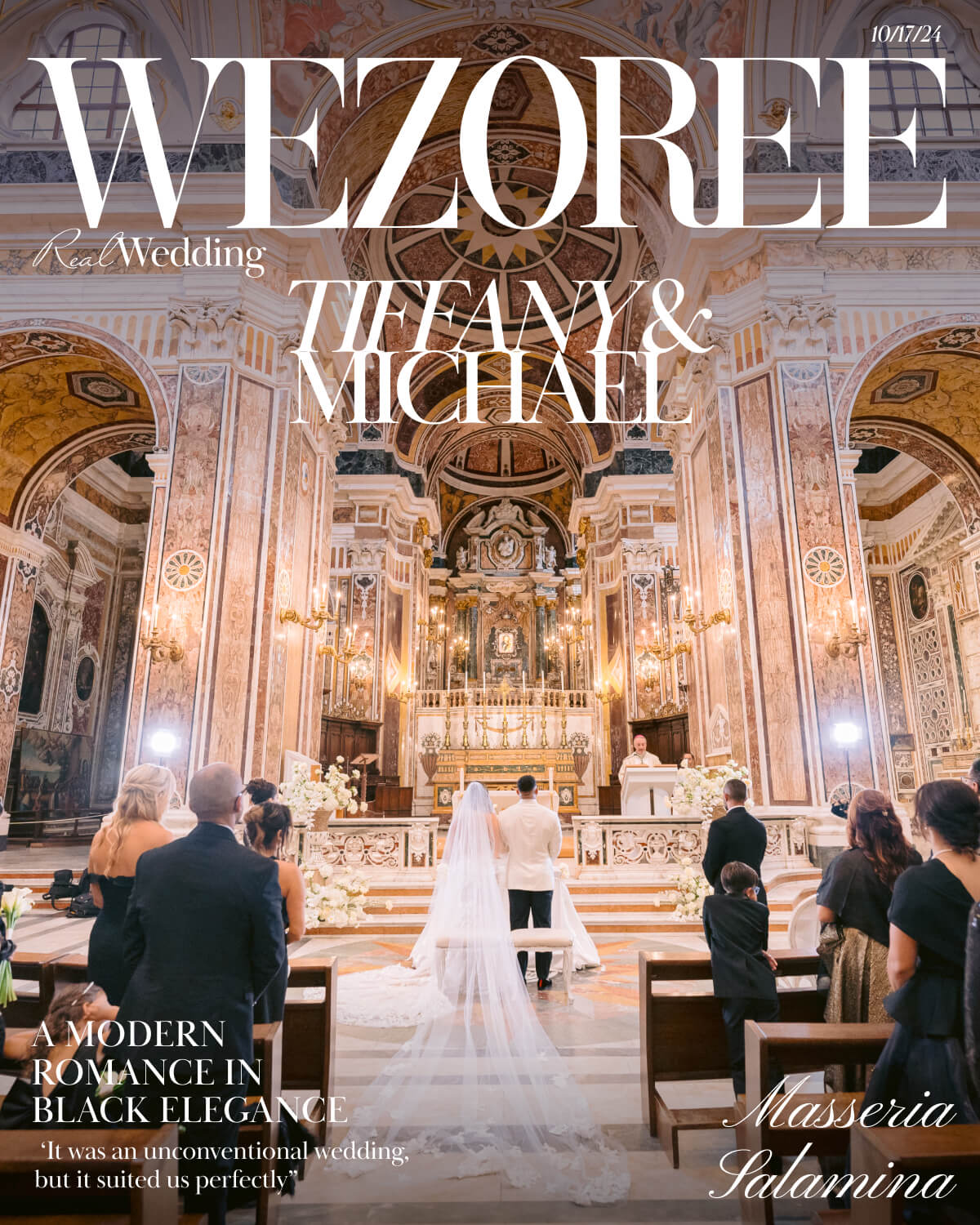 A Modern Romance in Black Elegance: Tiffany & Michael’s Wedding at Masseria Salamina photo