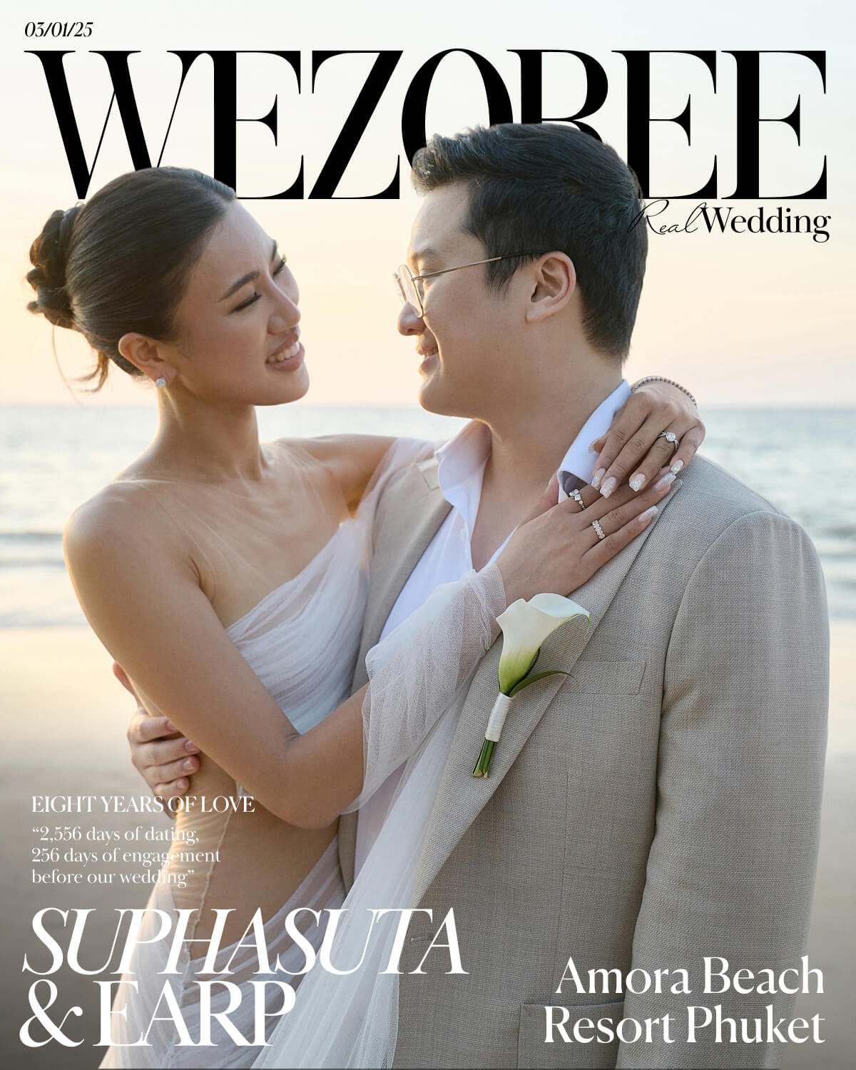 Eight Years of Love: Suphasuta & Earp’s Breathtaking Wedding at Amora Beach Resort Phuket photo