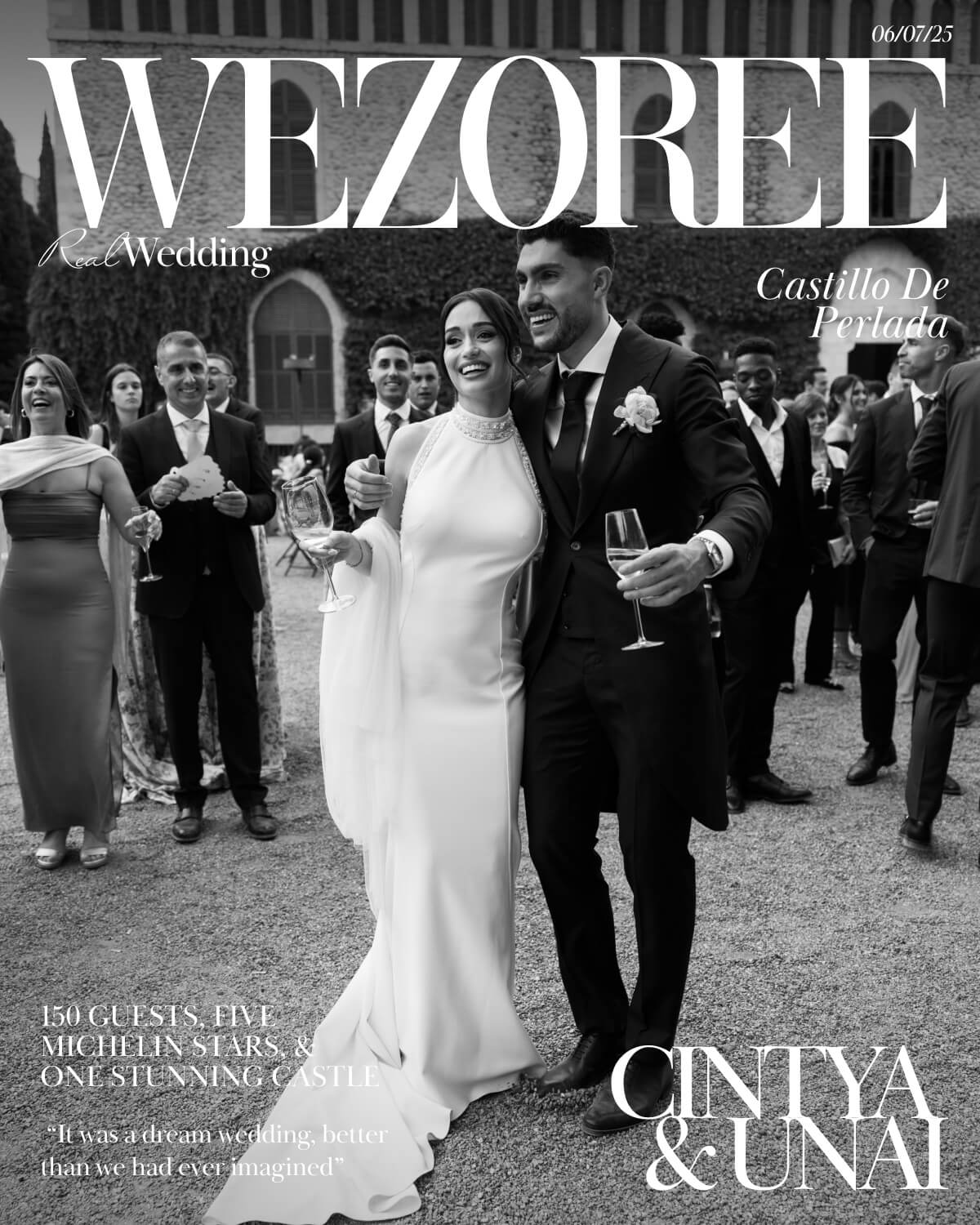 150 Guests, Five Michelin Stars, and One Stunning Castle: Cintya and Unai’s Wedding at Castillo de Perlada photo