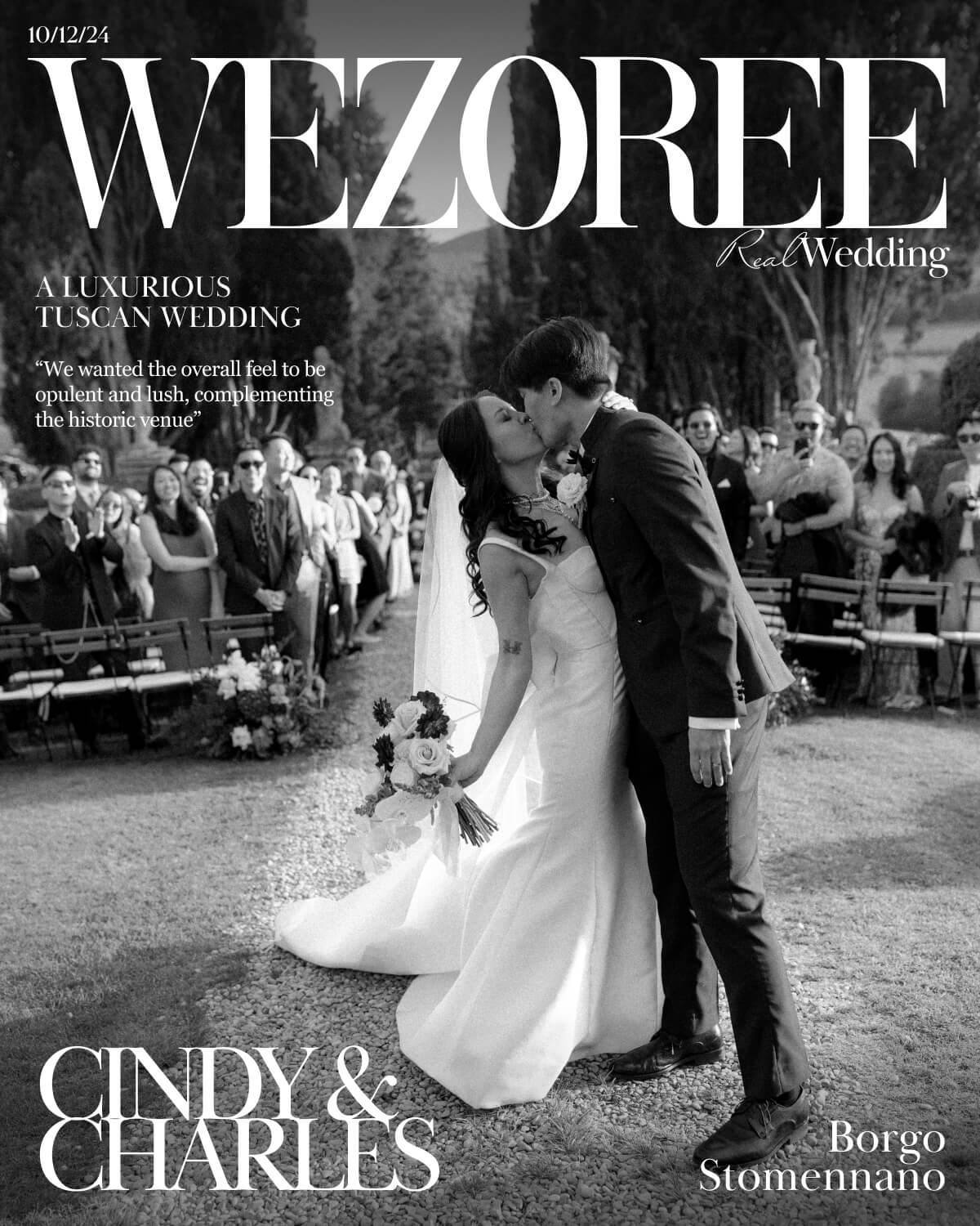 A Luxurious Tuscan Wedding at Borgo Stomennano: Cindy & Charles's Italian Love Story photo