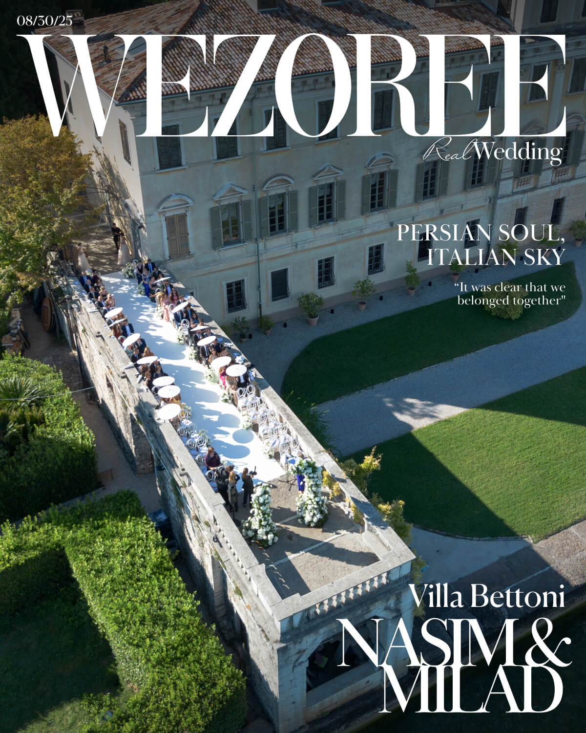 Nasim & Milad’s Wedding at Villa Bettoni: Persian Soul, Italian Sky photo