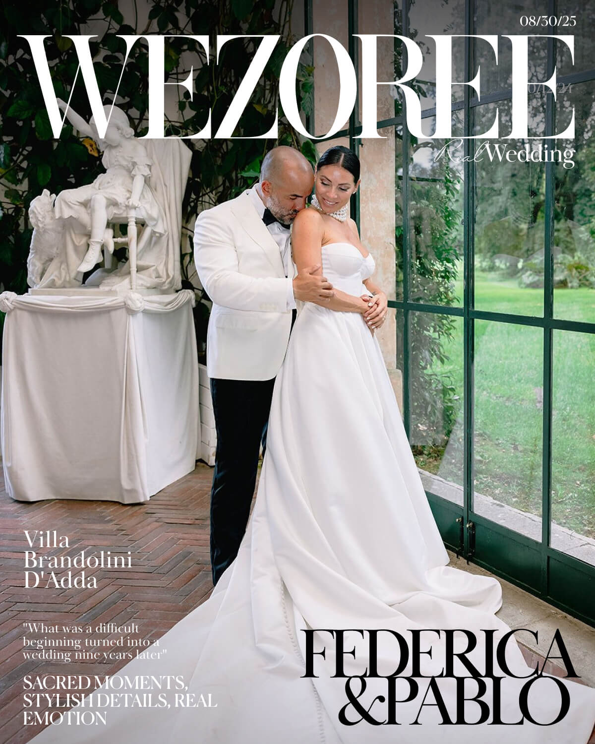 Federica and Pablo’s Wedding at Villa Brandolini D’Adda: Sacred Moments, Stylish Details, Real Emotion photo