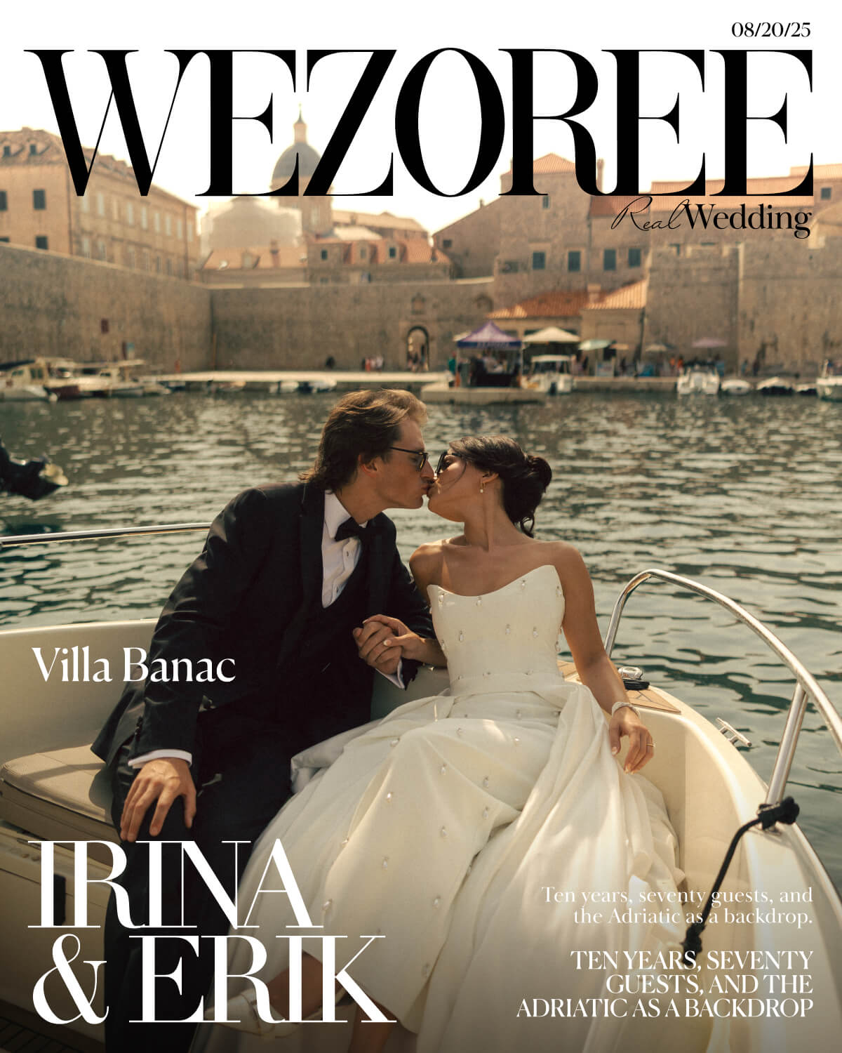 Ten Years, Seventy Guests, and the Adriatic as a Backdrop: Irina & Erik's Wedding at Villa Banac photo