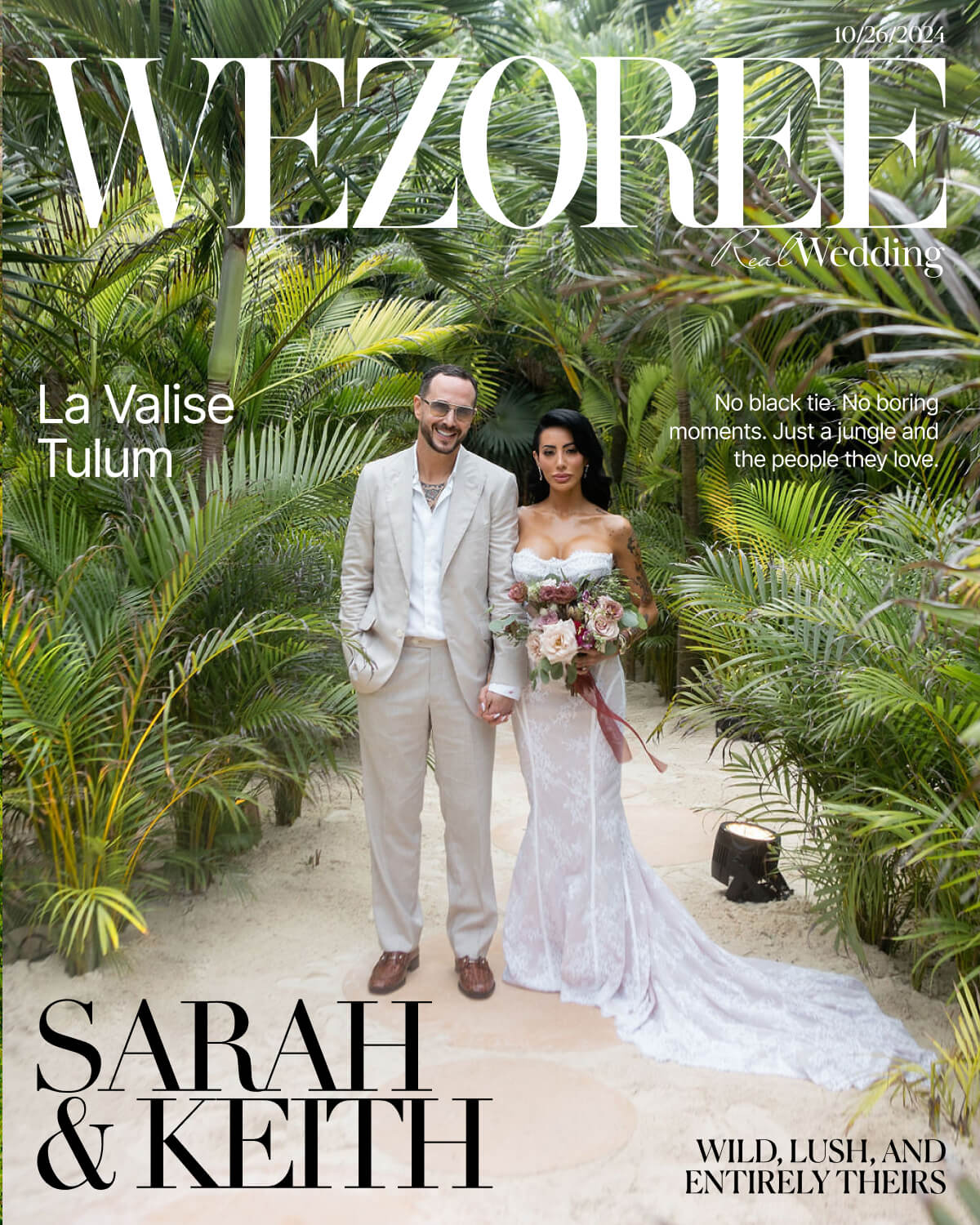 Wild, Lush, and Entirely Theirs: Sarah & Keith's Wedding at La Valise Tulum photo