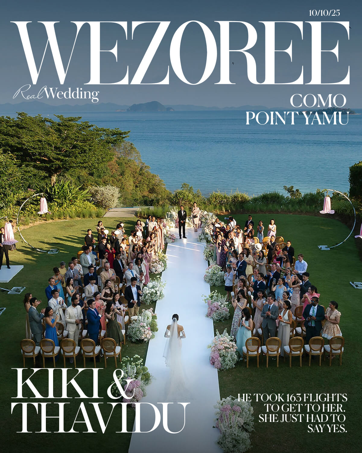 He Took 163 Flights to Get to Her: Kiki & Thavidu's Wedding at COMO Point Yamu, Phuket photo