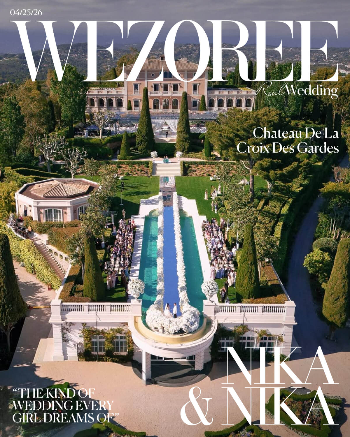“The Kind of Wedding Every Girl Dreams Of”: Nika & Nika’s Wedding at Château de la Croix des Gardes, Cannes photo