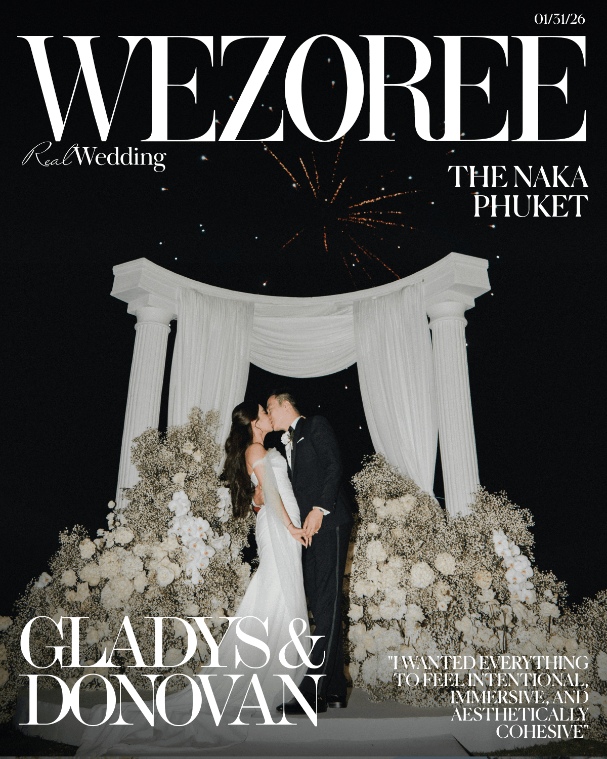 A Dog Portrait on Every Detail & Beauty and the Beast on Saxophone: Gladys & Donovan's Wedding at The Naka Phuket photo