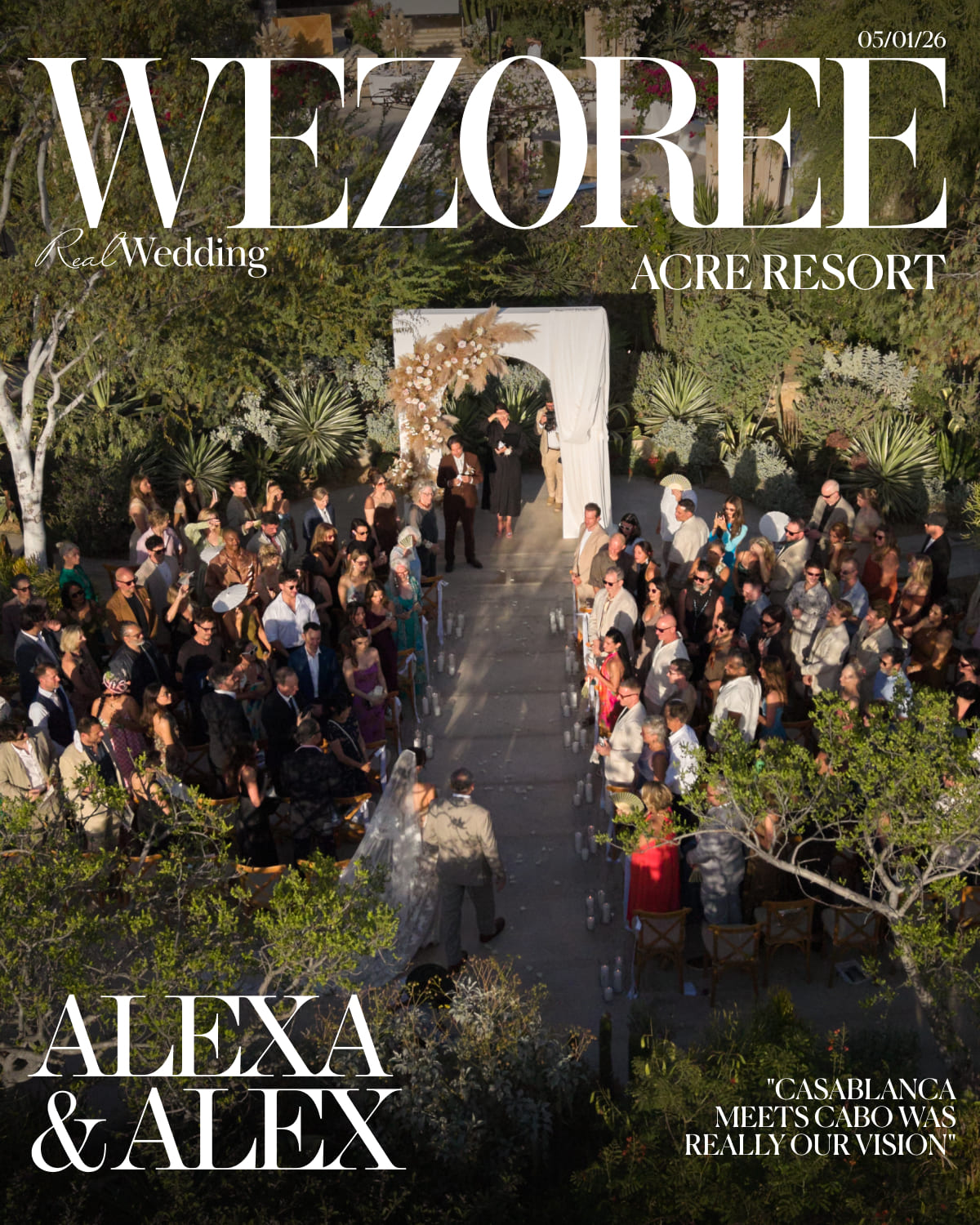 She Manifested Him. Then They Got Married at Acre Resort: Alexa & Alex's Wedding in Cabo photo