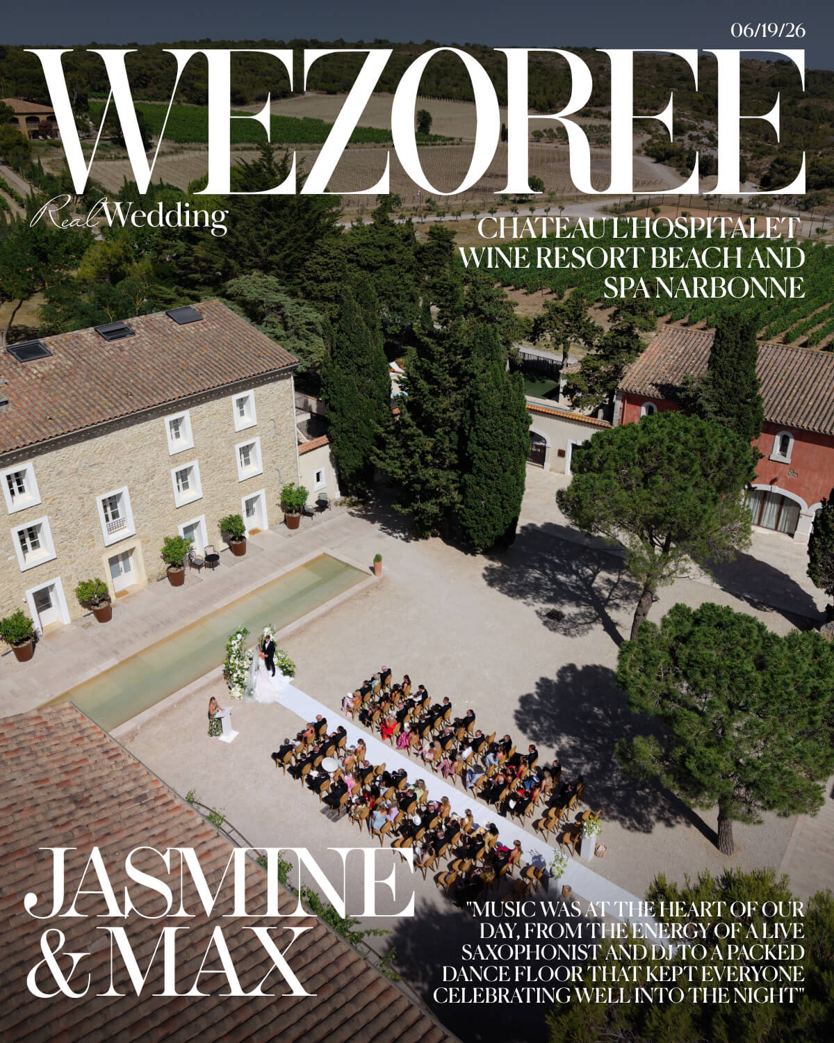 A South of France Weekend to Remember: Jasmine & Max’s Wedding at Château l’Hospitalet photo