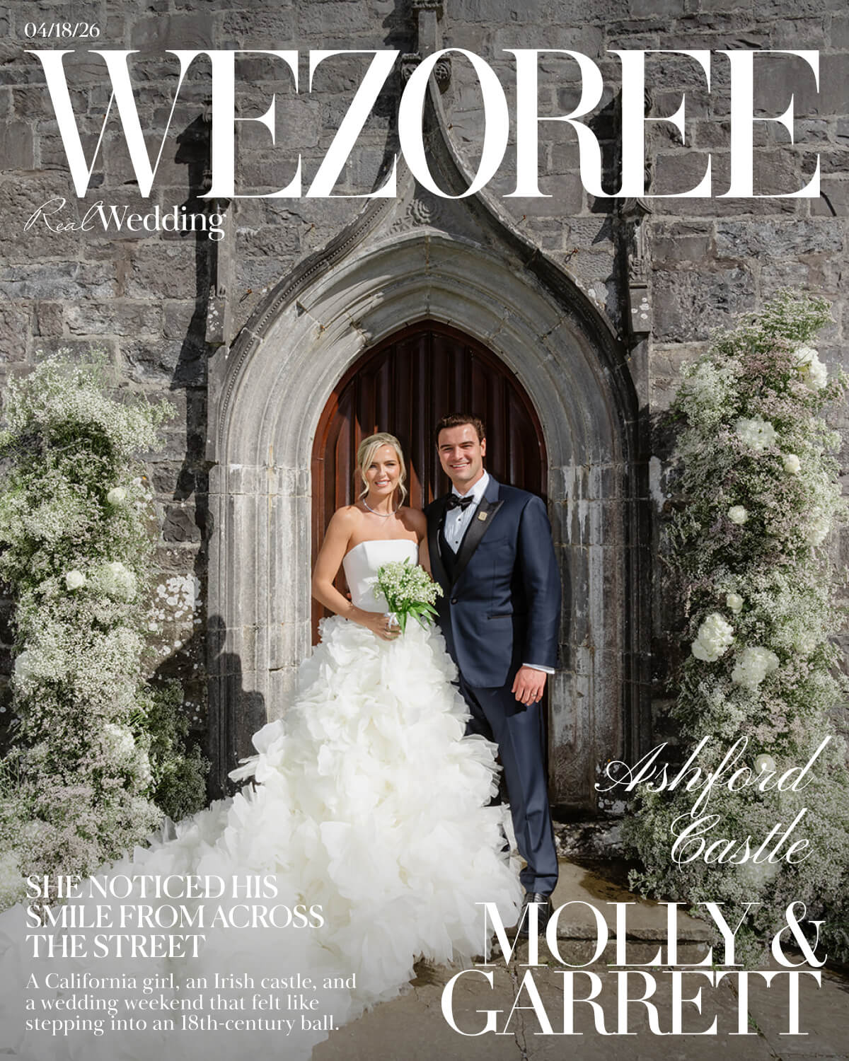She Noticed His Smile From Across the Street: Molly & Garrett's Wedding at Ashford Castle photo