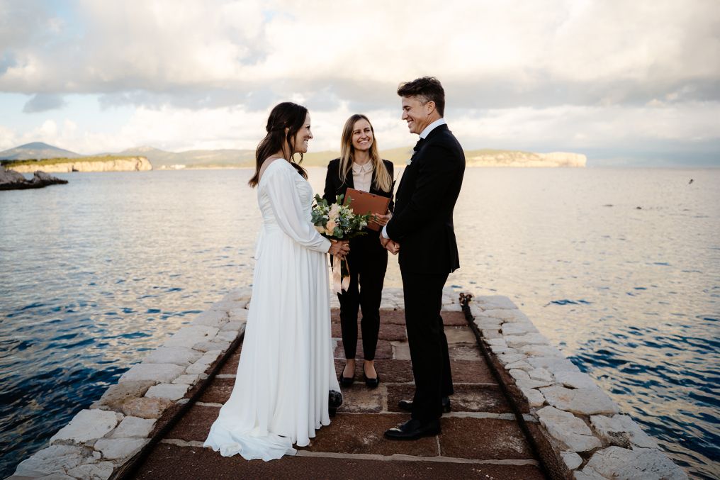 Love and Wine Wedding Officiant photo