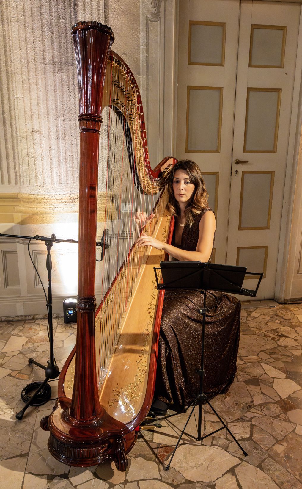 Ambra Canevari harp